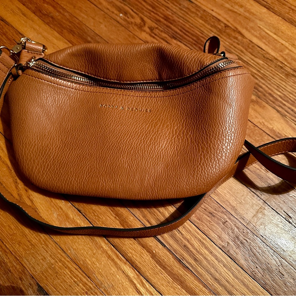 Poppy and Peonies ‘Cognac’ Sidekick Bag